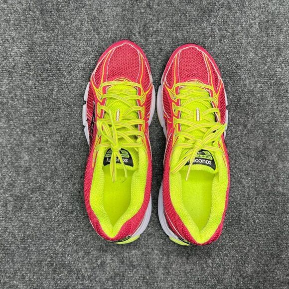 Saucony Ignition 4 Running Shoes Women's Size 10 Pink Yellow Athletic Training - Picture 9 of 12